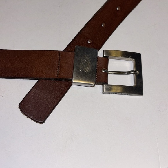 Kenneth Cole Dark Brown Leather Belt - Picture 2 of 5